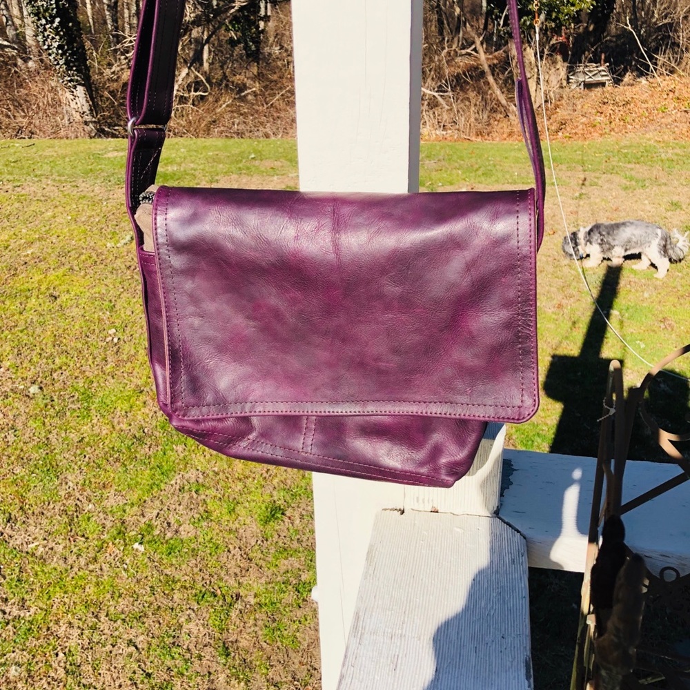 Elegant Purple Crossbody Bag